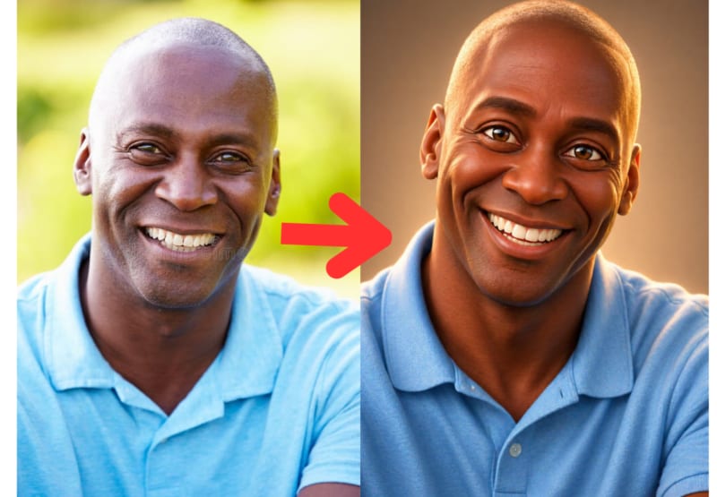 Edit your image like a 3d character like this