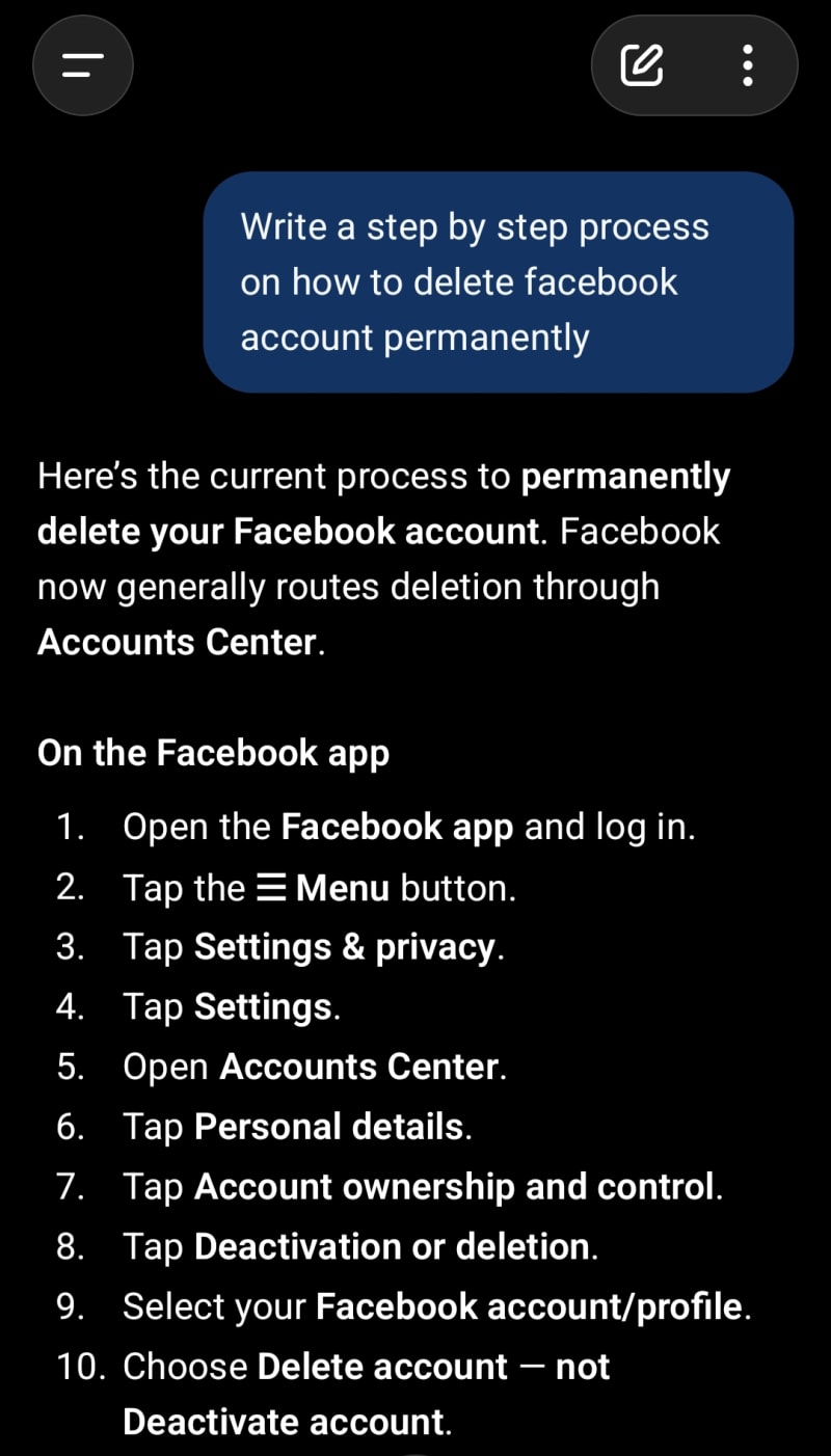How to delete your facebook account in 2026