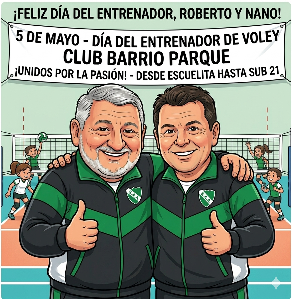 5 de MAYO DIA DEL ENTRENADOR DE VOLEY