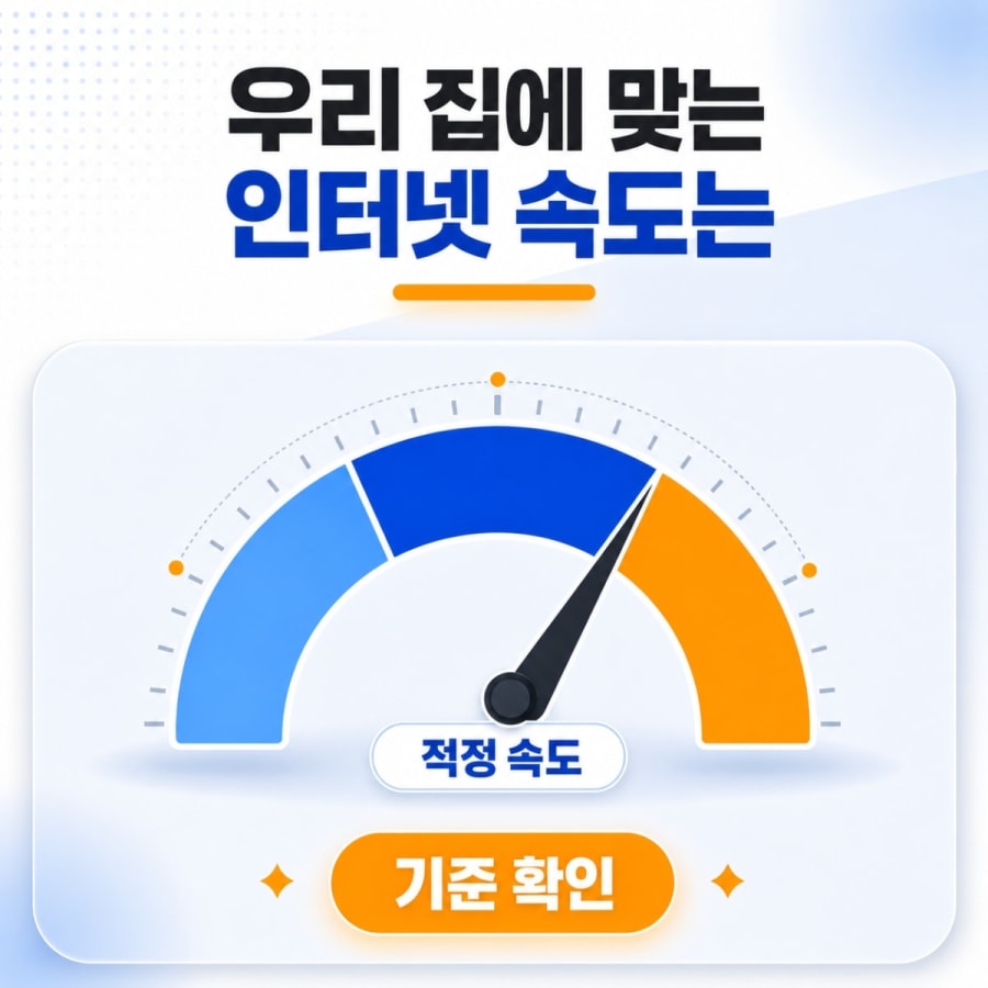 인터넷 100M·500M·1G 중 뭘로 할까? 요금 낭비 없이 속도 고르는 법