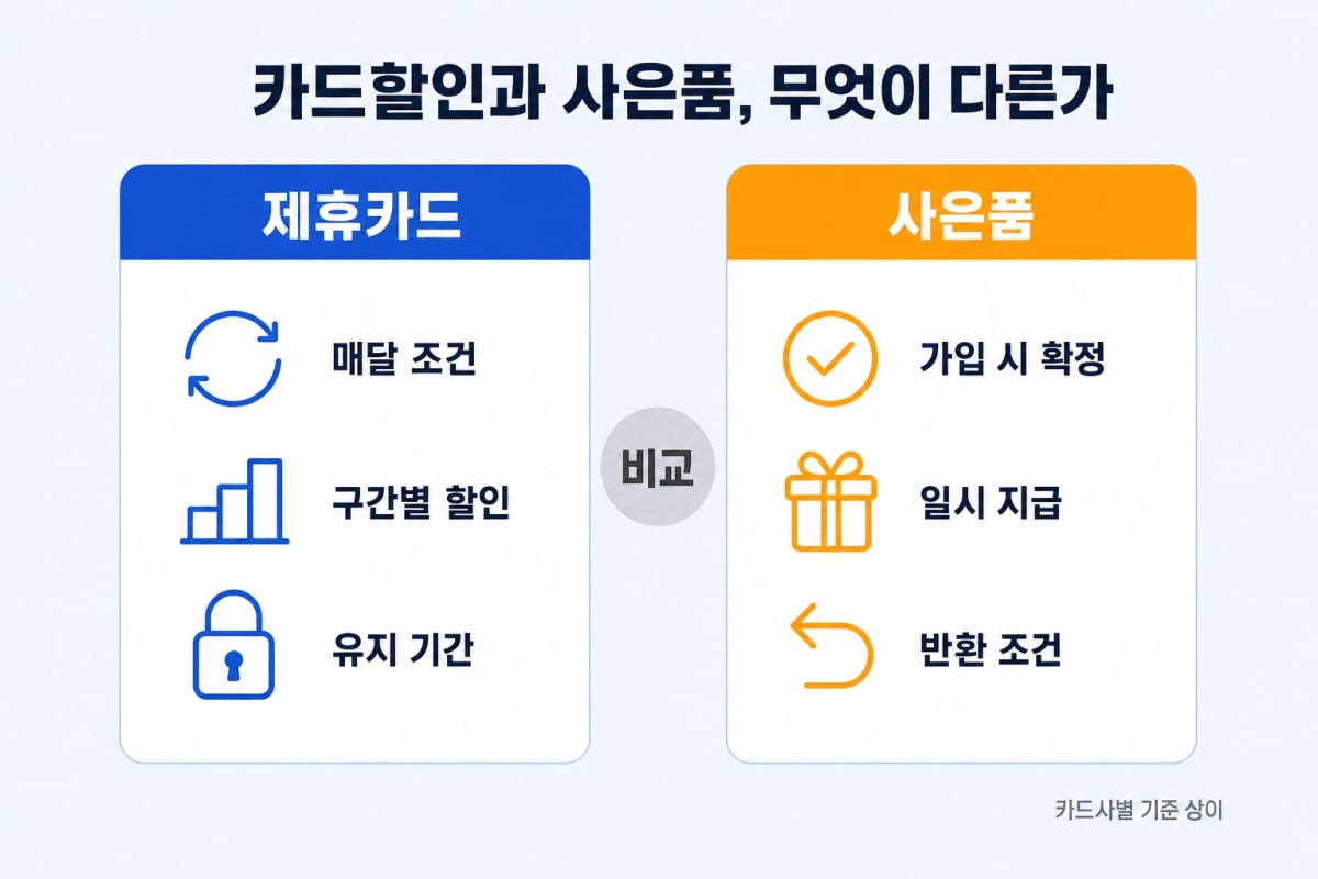 인터넷 제휴카드 할인, 진짜 이득일까? 실적 조건과 숨은 약정까지