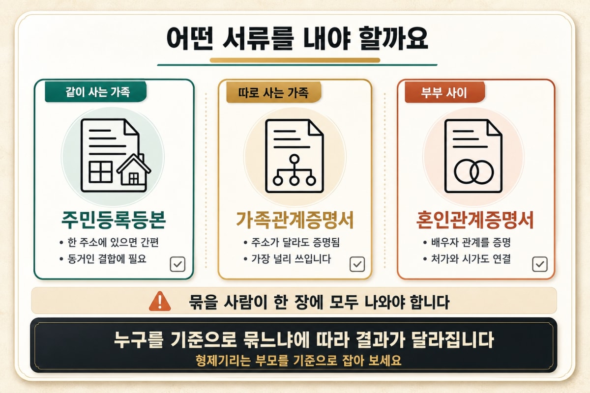 결합할인, 어디까지가 '가족'일까?