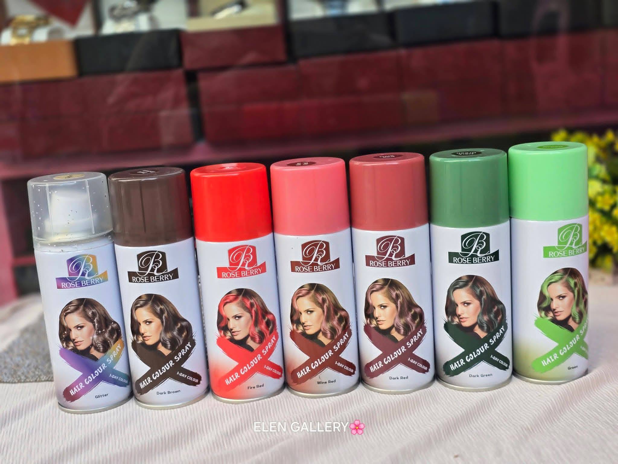 بخاخ تلوين شعر مؤقت من Rose Berry