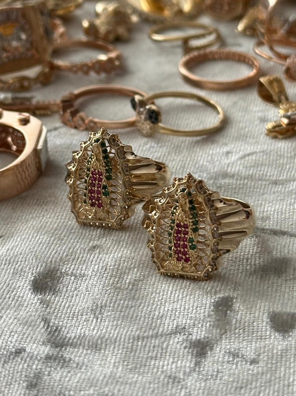 Anillo Guadalupe amarillo MILUJO