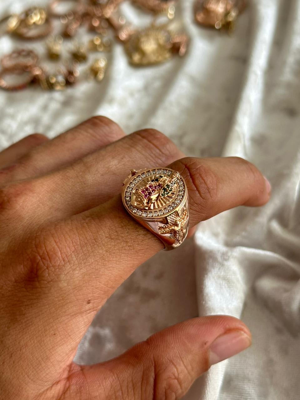 Anillo GUADALUPE y CRUCES MILUJO