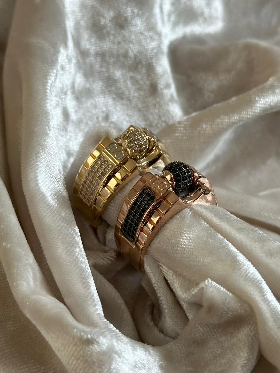 Anillo BOLA CON FUEGO MILUJO 12.9gr