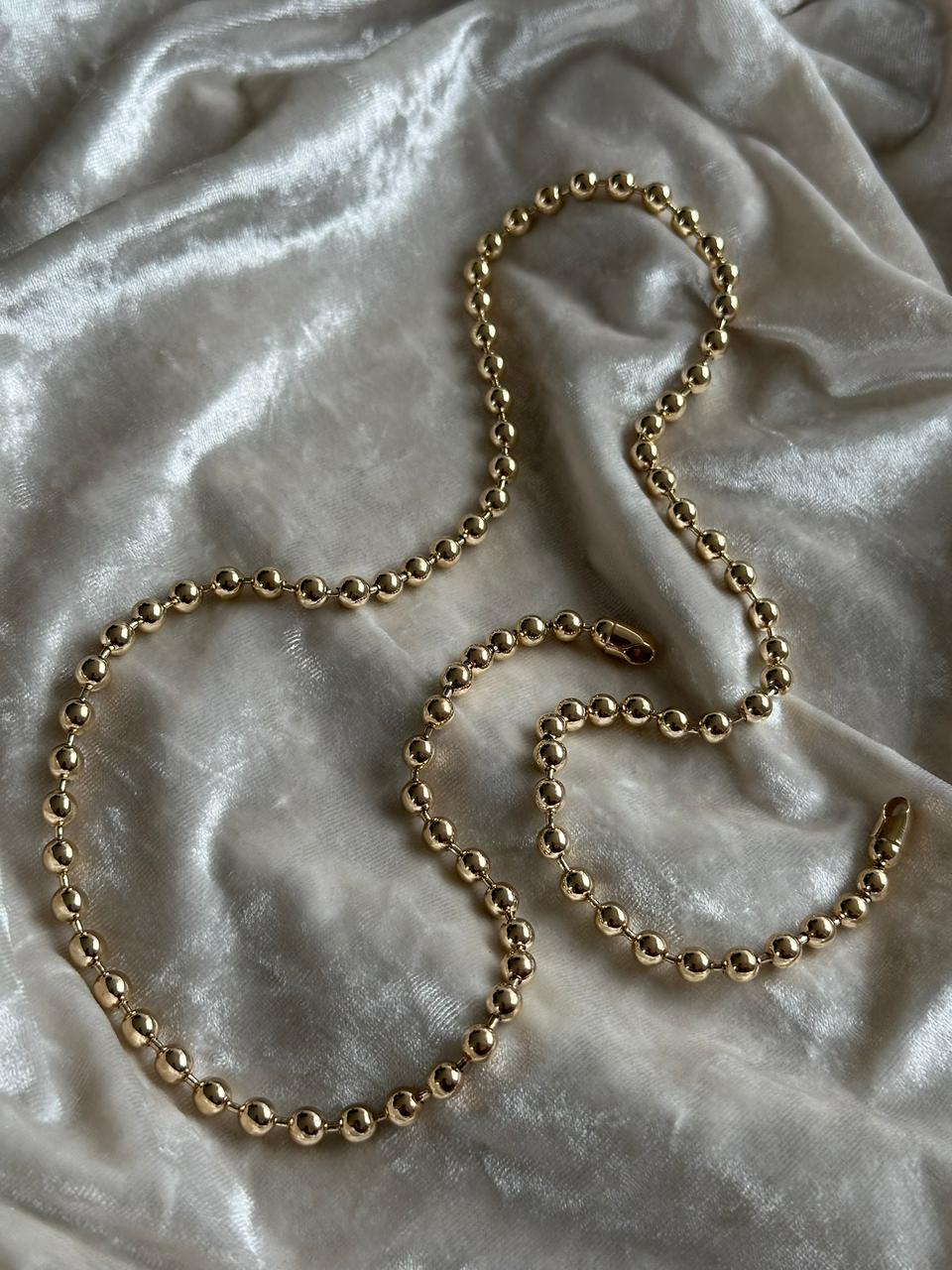 Cadena militar lisa MILUJO