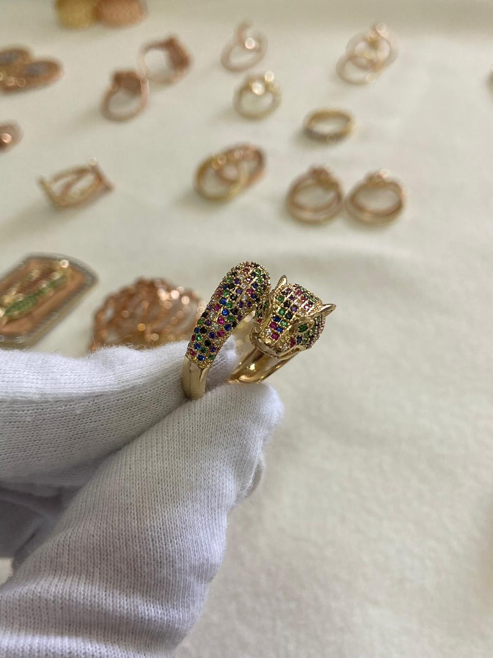 Anillo pantera unisex MILUJO