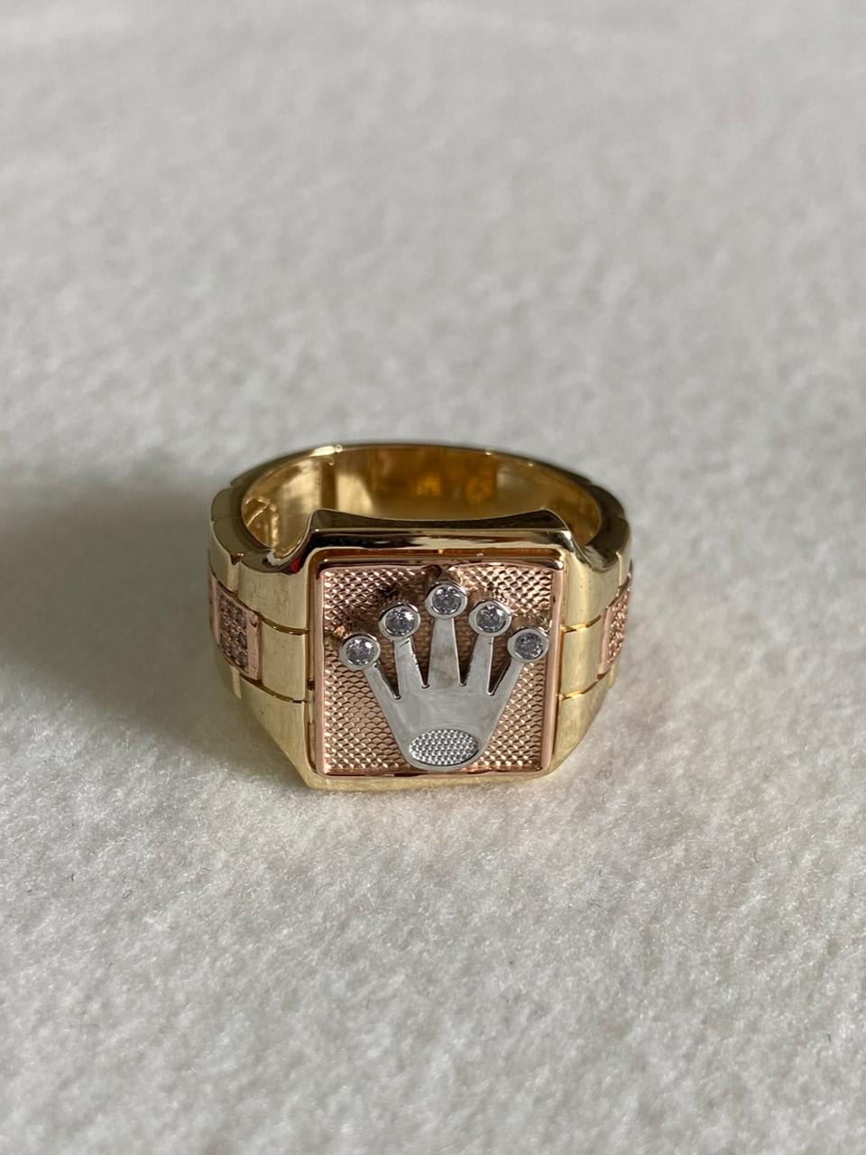 Anillo corona caballero MILUJO