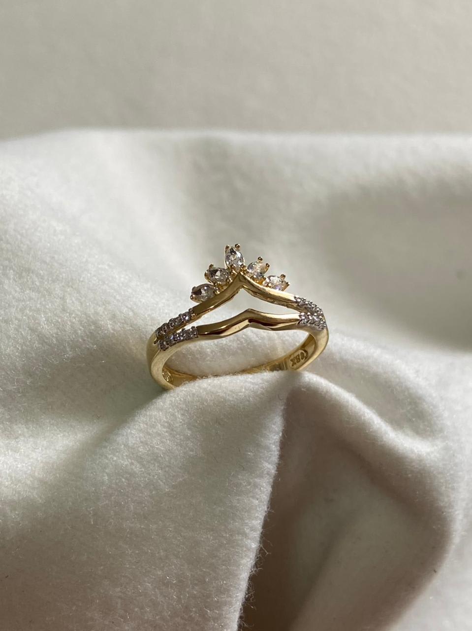 Anillo Solitario MILUJO 2.5gr