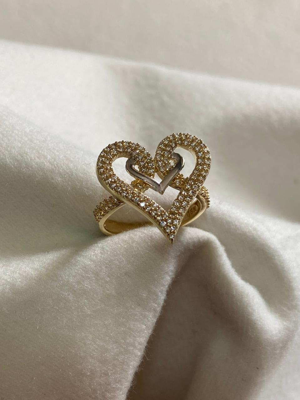 Anillo corazón especial MILUJO