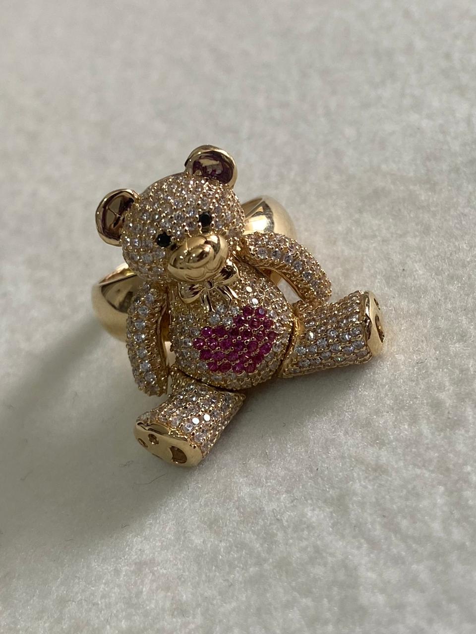 Anillo osito articulado MILUJO