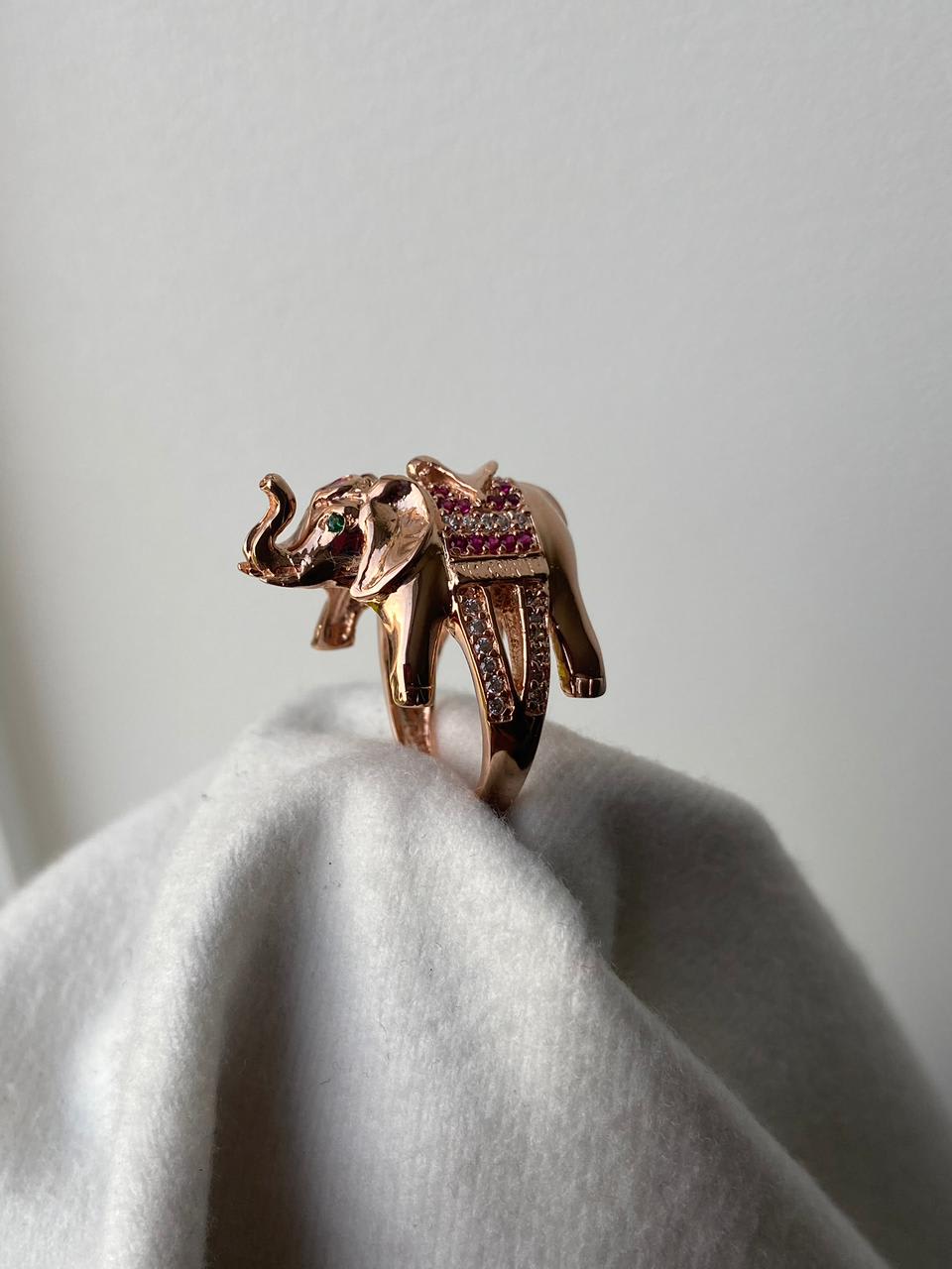 Anillo elefante MILUJO