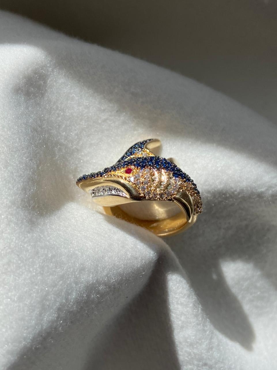 Anillo tiburón MILUJO