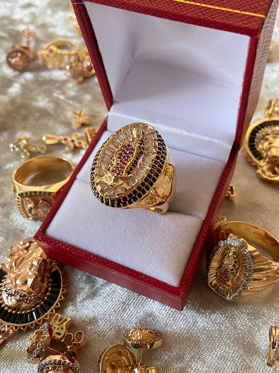 Anillo Guadalupe baguette MILUJO