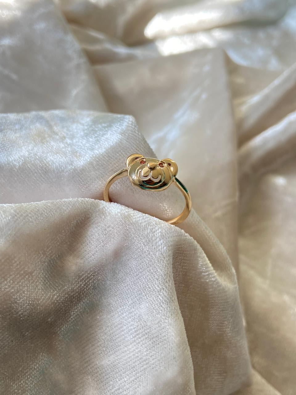 Anillo osito liso MILUJO
