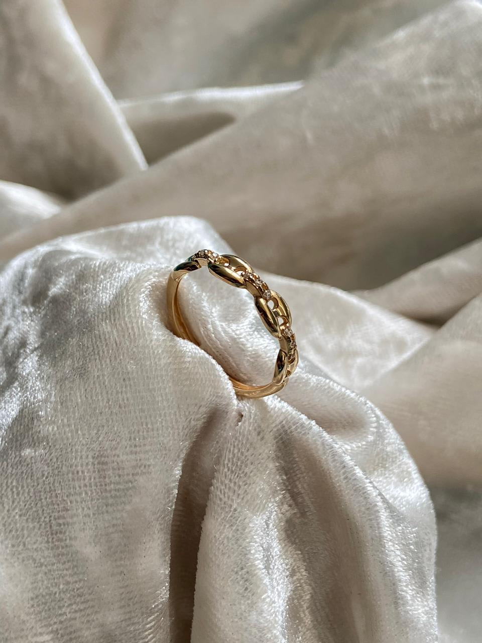 Anillo eslabones MILUJO 2.2gr