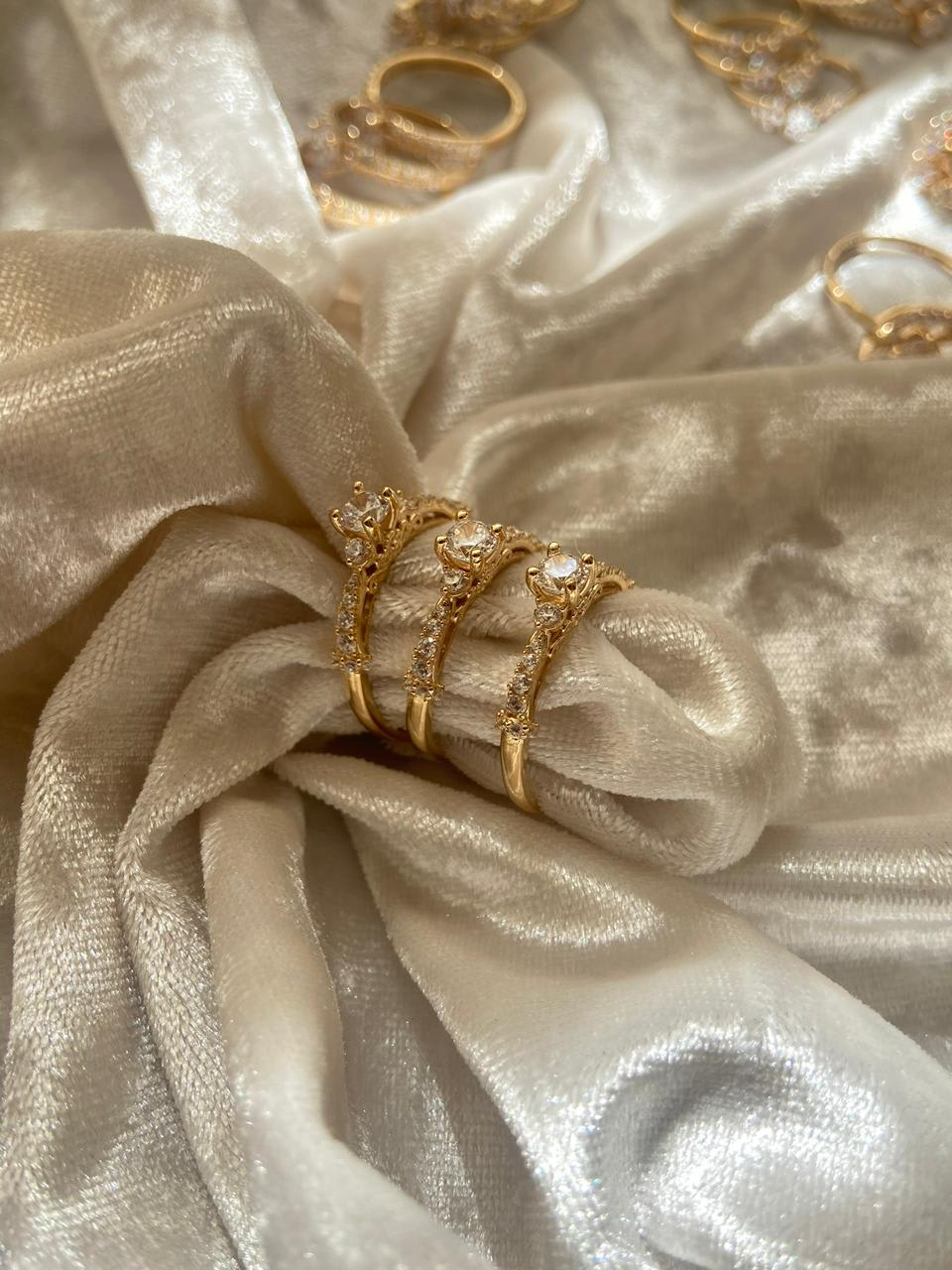 Anillo solitario MILUJO 2.0gr Ref2