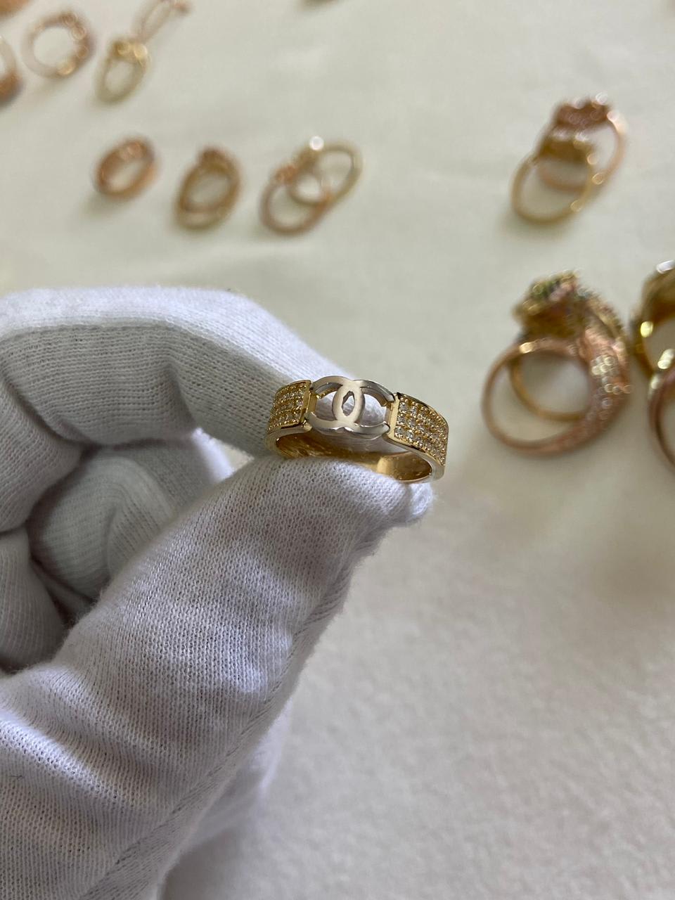 Anillo bicolor unisex MILUJO