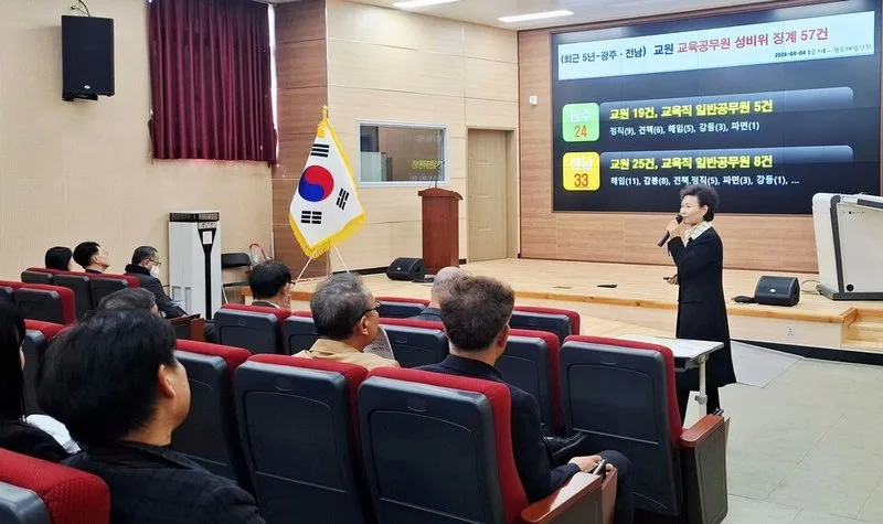 장흥교육지원청, 고위직 대상 별도 폭력예방교육 실시 - 교육 뉴스 | 코리아NEWS
