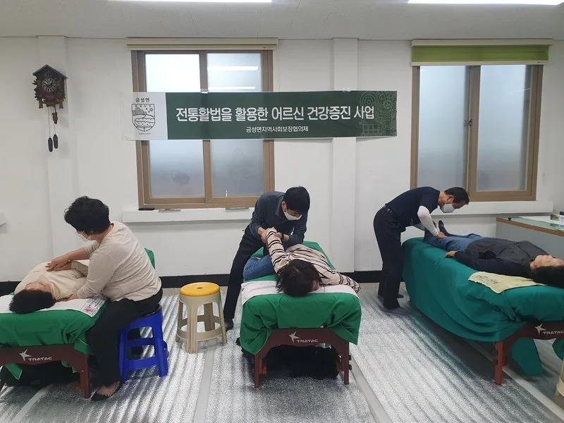 금성면, 전통활법 프로그램 통해 어르신 건강 챙겨