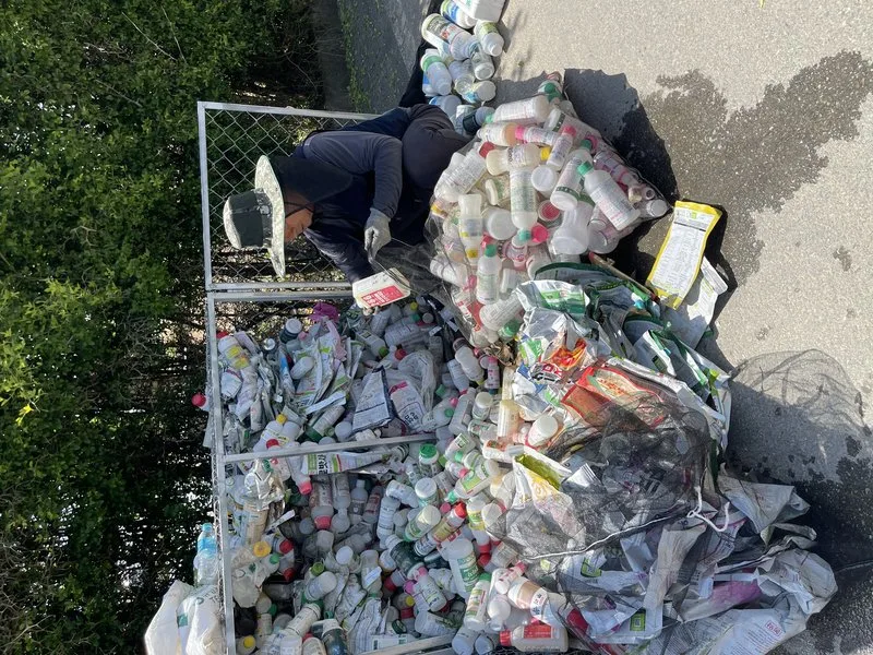 담양 수북면 주민자치회, 농약 빈 병 수거로 깨끗한 농촌 만든다