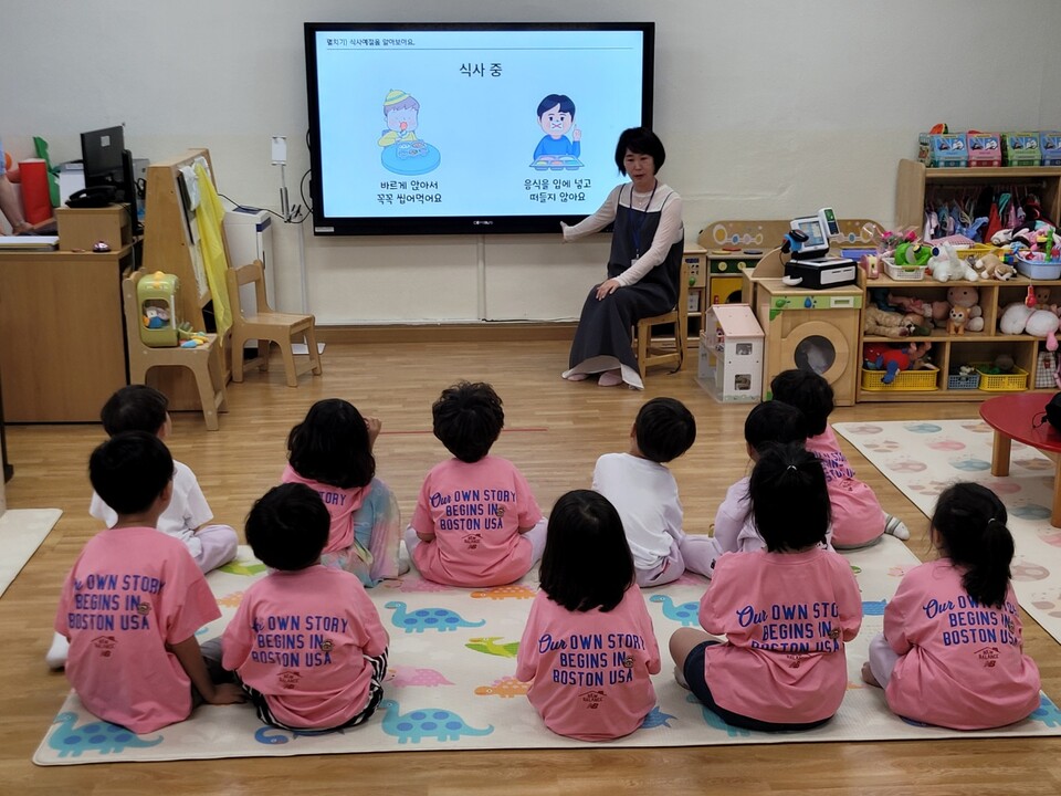 나주교육지원청, 유치원 ‘찾아가는 영양·식생활교육’으로 건강 습관 길러