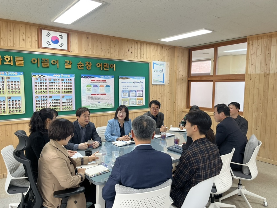순창교육지원청, 관내 26개교 대상 교육장 현장 방문 실시