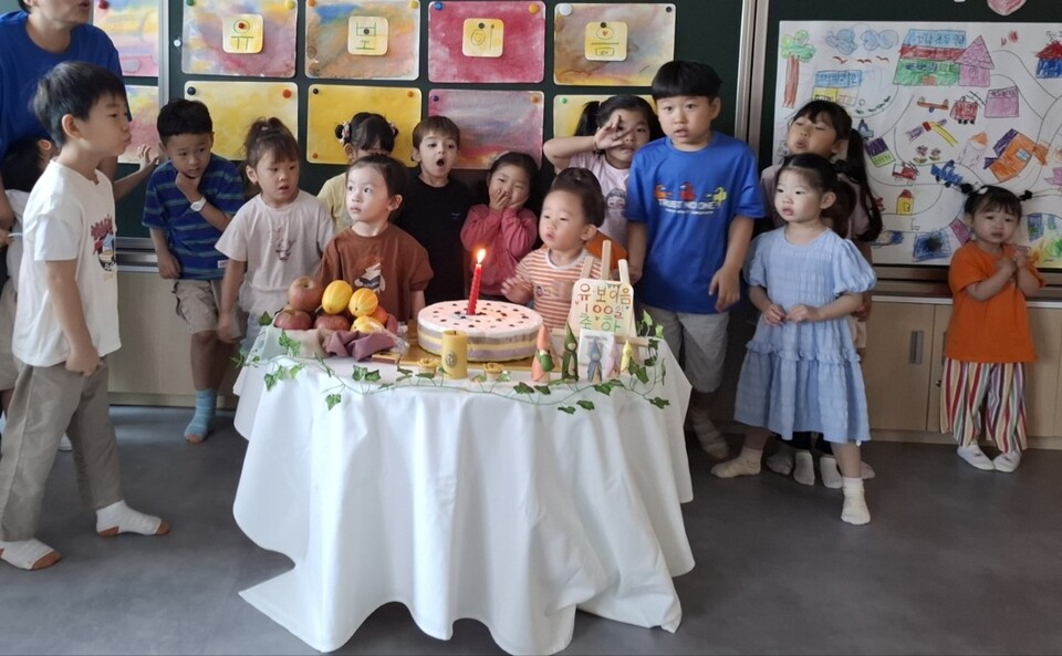 순천성남초유치원·예담어린이집, 유보이음 100일 맞아 숲생태체험