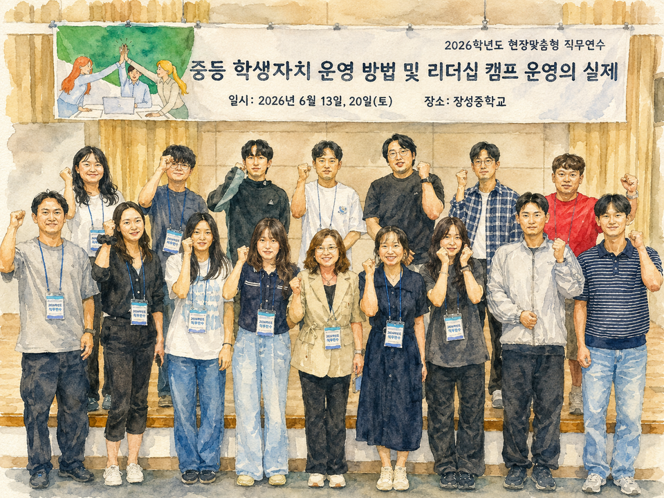 학생자치 활성화 위한 교사 직무연수, 민주시민 양성 기대