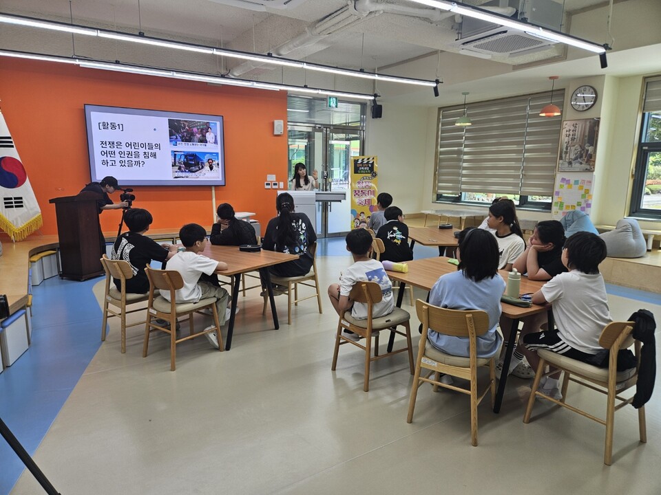 청풍초, 우크라이나 국제영화제 초청…전교생 UN 사무총장에 평화 호소