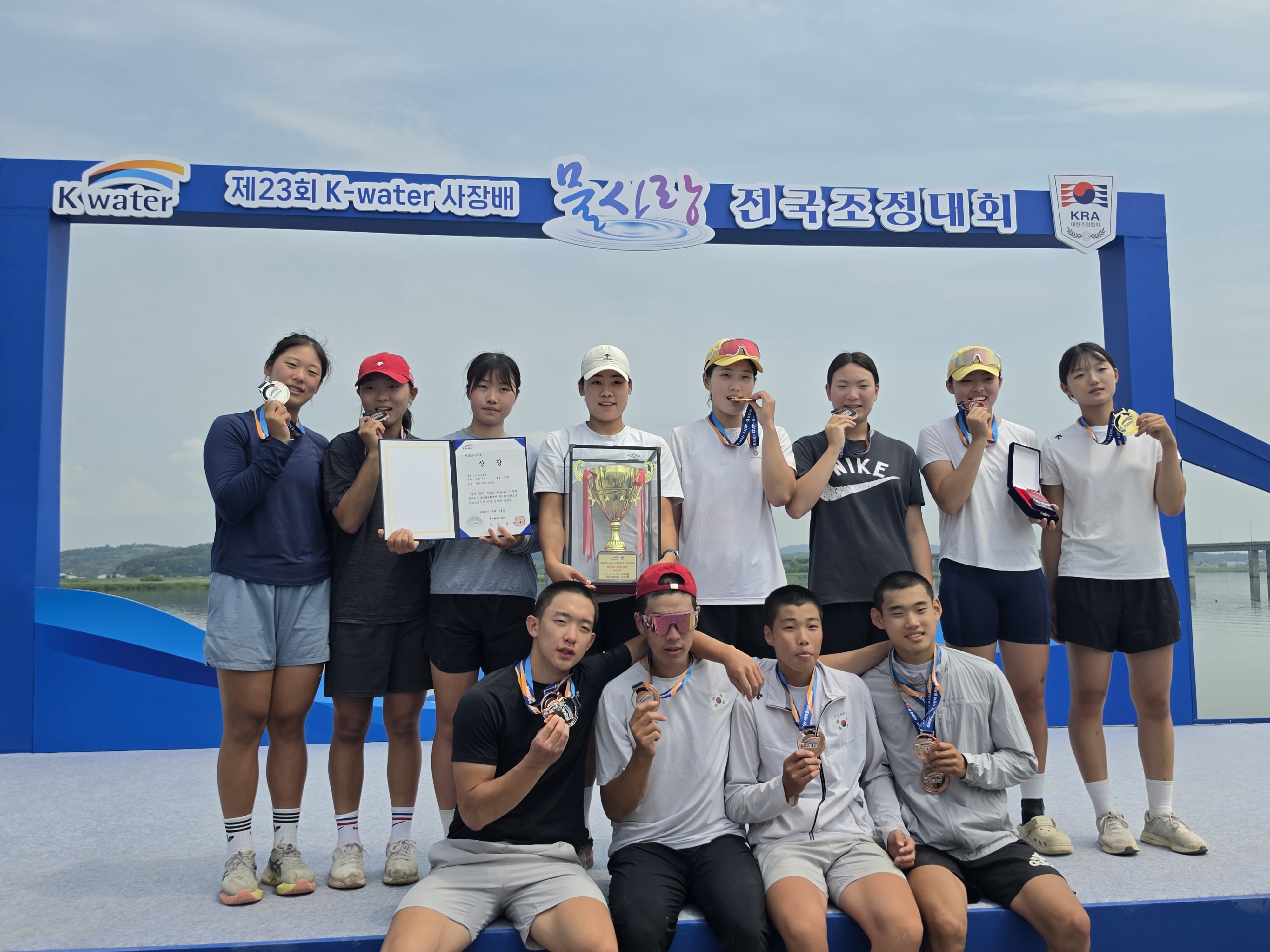 광주체고, K-water 사장배 여자고등부 종합우승 차지