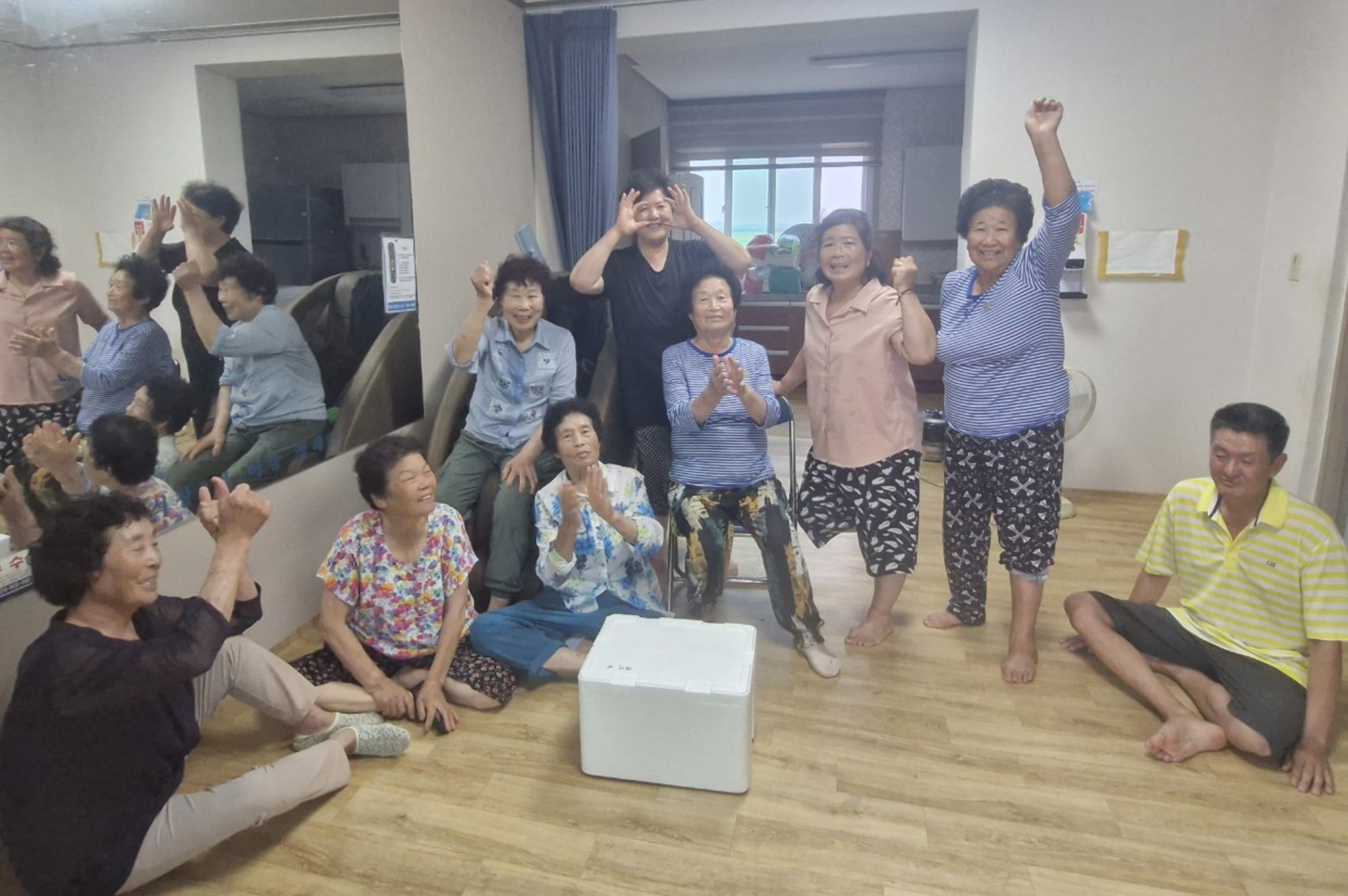 함평군 손불면, 주민 모금 성금으로 경로당 50개소에 돼지고기 지원