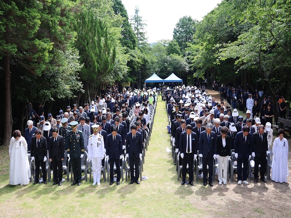장흥군, 제71회 전남도 현충일 개최…400여 명 ‘보훈의 의미’ 다져