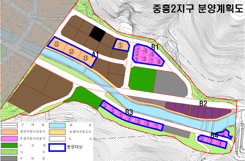여수국가산단 배후도시 ‘중흥·삼동’ 지원시설용지 25필지 분양