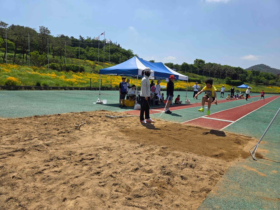 무안 초중생 503명, 2026년 교육장기 육상대회서 땀방울