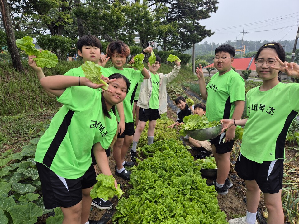 군내북초, 가족과 함께 삼겹살 파티로 교육공동체 하나 돼