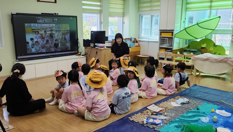 전남-광주 유아들 온라인 하나 되어 '완도 바다 지켜요'