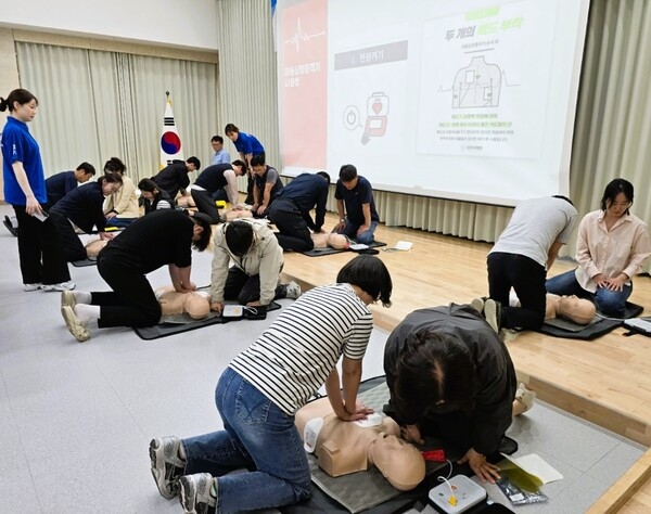 장성군, 안전 현장 강화 위한 응급의료 법정의무교육 실시