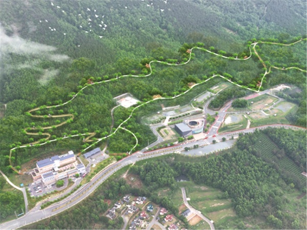 장흥군, 보행 약자 위한 ‘사자산 문학 치유 숲’ 2.9km 무장애 나눔길 조성