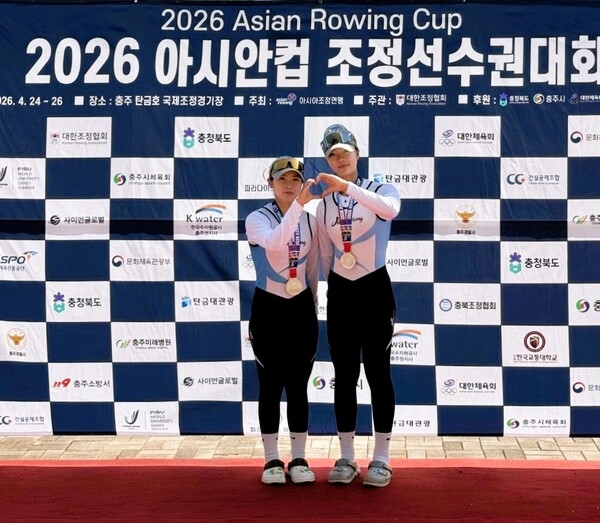 장성군 조정팀, 2026 아시안컵서 은메달 획득…'세계무대 기량 입증'
