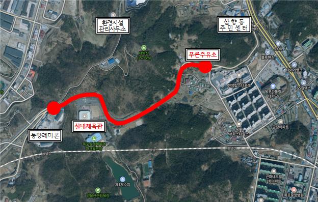 목포시, 실내체육관~푸른주유소 구간 90억 투자 위험도로 4차로 확장