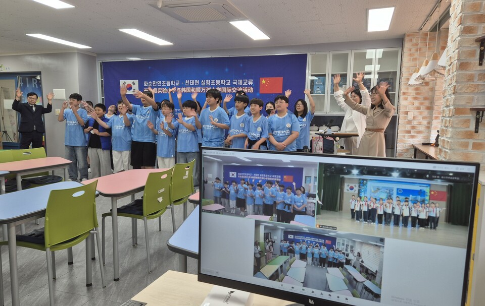 화순만연초, 中 천태현 실험초와 온라인 국제교류 협약 체결