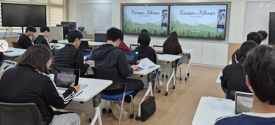 예당고-캄보디아 넷양고, 화상 국제교류로 세계시민 의식 함양