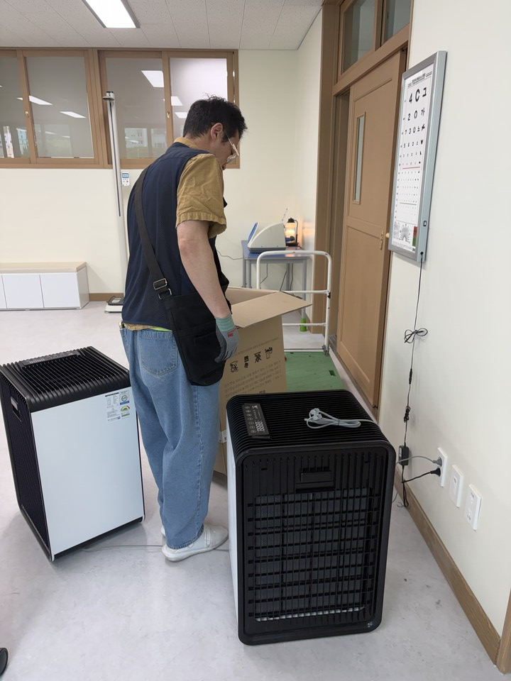 학생 건강 지킨다, 고흥교육지원청 '공기청정기 성능 검사' 실시