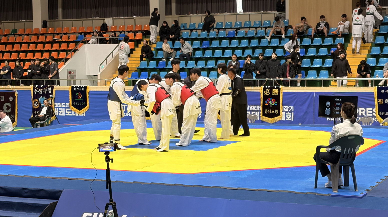 고흥군청 태권도팀, 한국실업연맹회장기서 동메달 3개 획득