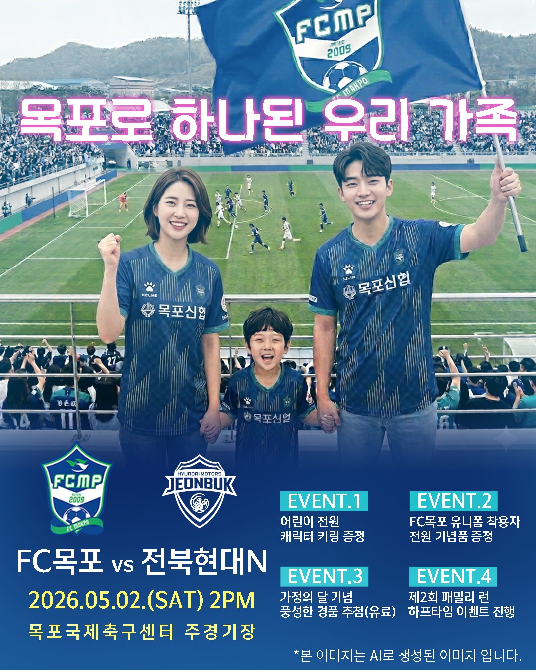 FC목포, 가정의 달 맞아 제주도 항공·호텔권 대거 잔치