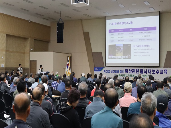 장흥소방서, 축사 화재 예방 위해 축산인 400명 안전교육