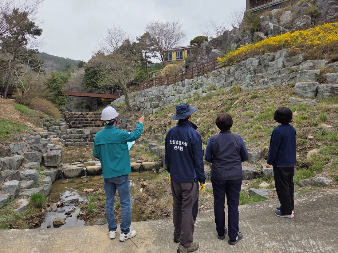 봄철 안전사고 예방, 고흥군 산림휴양시설 전면 점검·정비