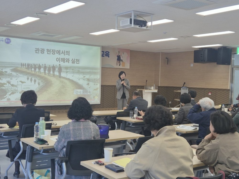 무안군, 문화관광해설사 대상 역량강화교육 실시